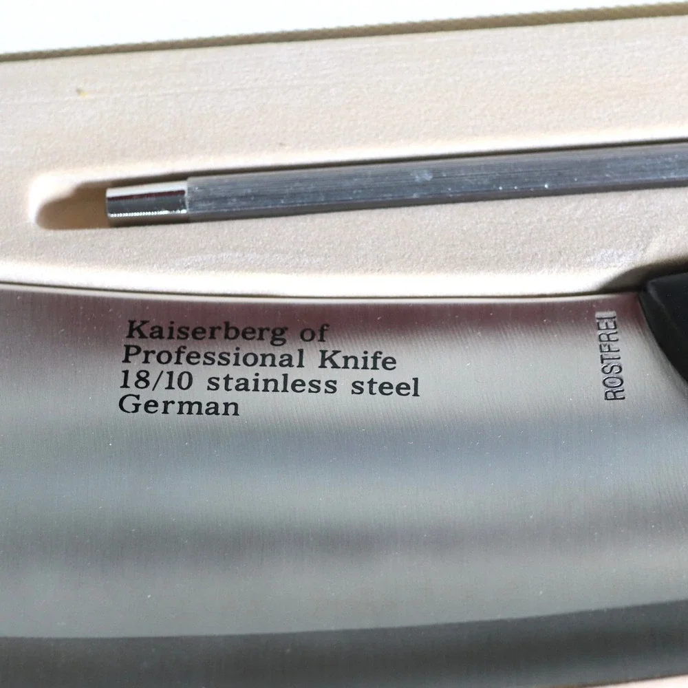 Kaiserberg Knife Set Professional 24pc Silver Stainless Steel German Briefcase